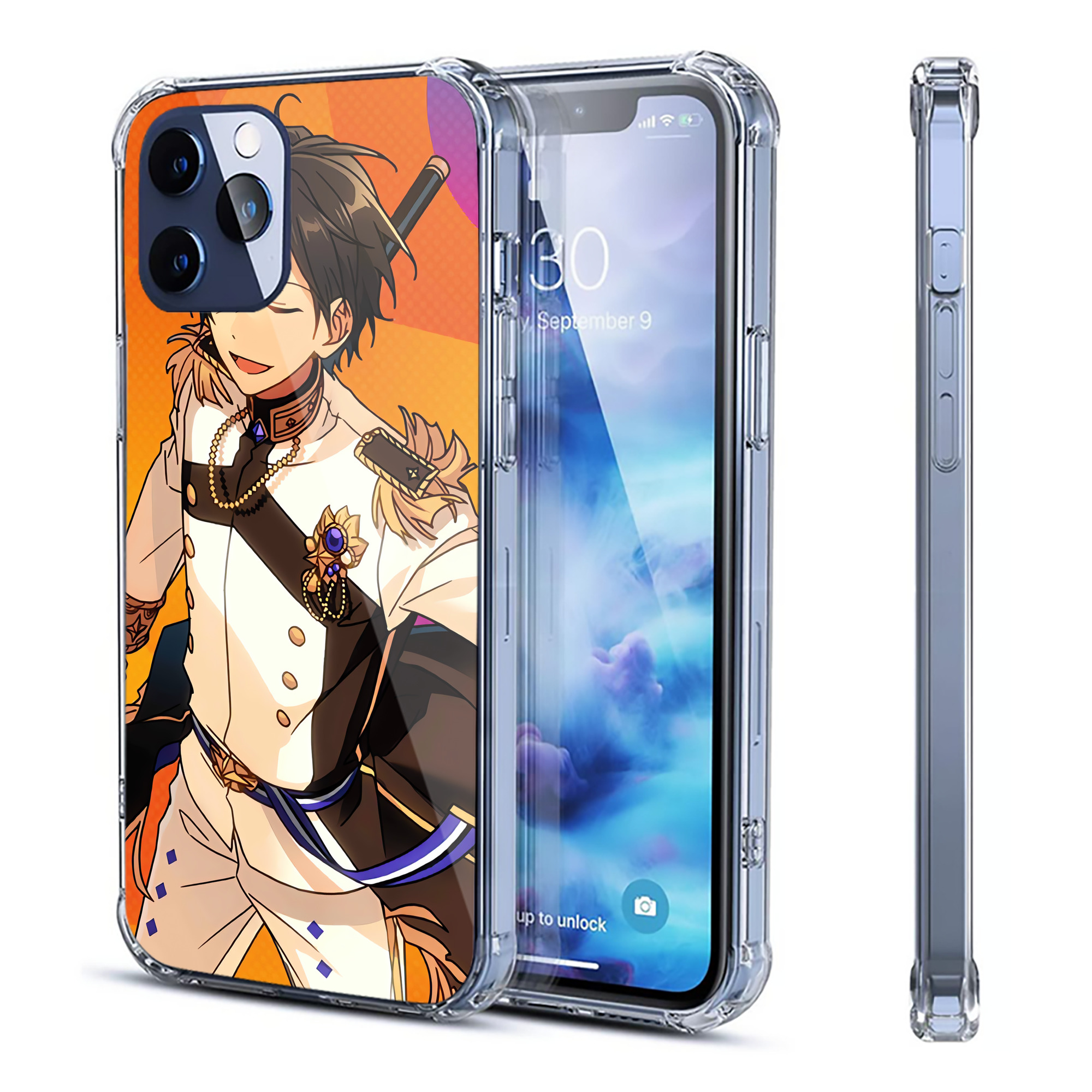 （画像用） あんさんぶるスターズ! Ensemble Stars 【iPhone 12シリーズ対応】透明スマホケース（クリアソフトケース）